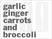 recipe for garlic ginger carrots and broccoli