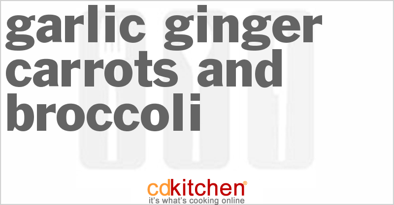 Garlic Ginger Carrots And Broccoli - CDKitchen.com