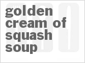 recipe for golden cream of squash soup