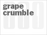 recipe for grape crumble