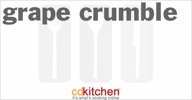 Grape Crumble - CDKitchen.com