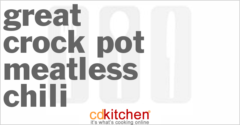 Great Meatless Chili - CDKitchen.com