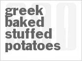recipe for greek baked stuffed potatoes