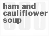 recipe for ham and cauliflower soup