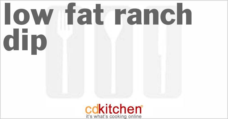 Low-Fat Ranch Dip - CDKitchen.com