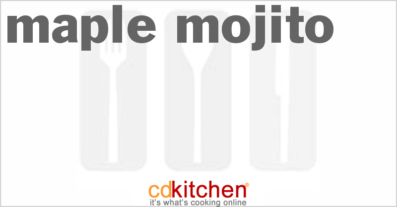 Maple Mojito - CDKitchen.com