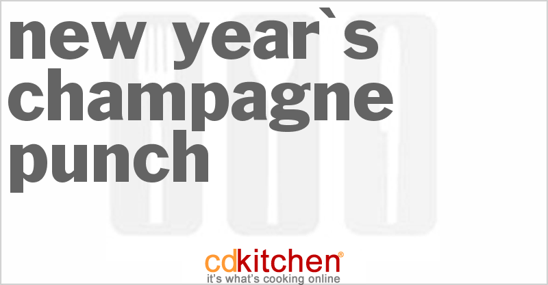 New Year's Champagne Punch - CDKitchen.com