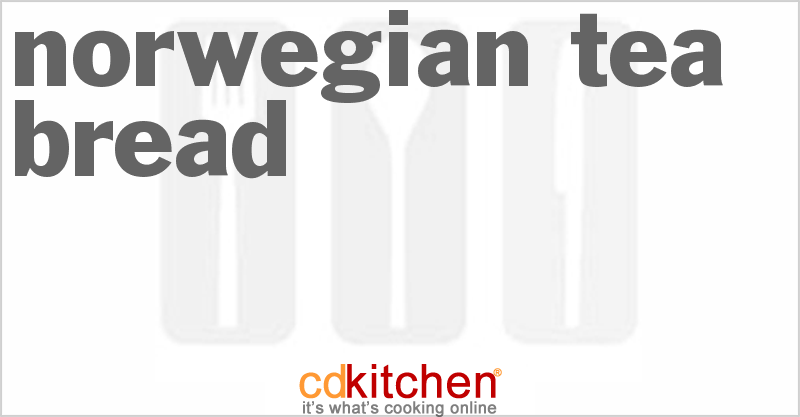Norwegian Tea Bread - CDKitchen.com