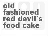 recipe for old fashioned red devil's food cake