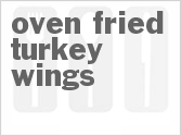 recipe for oven-fried turkey wings