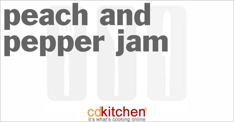 Peach and Pepper Jam - CDKitchen.com