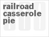 Railroad Casserole Pie Recipe | CDKitchen.com