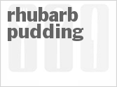 recipe for rhubarb pudding