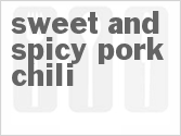 recipe for sweet and spicy pork chili