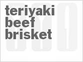 recipe for teriyaki beef brisket