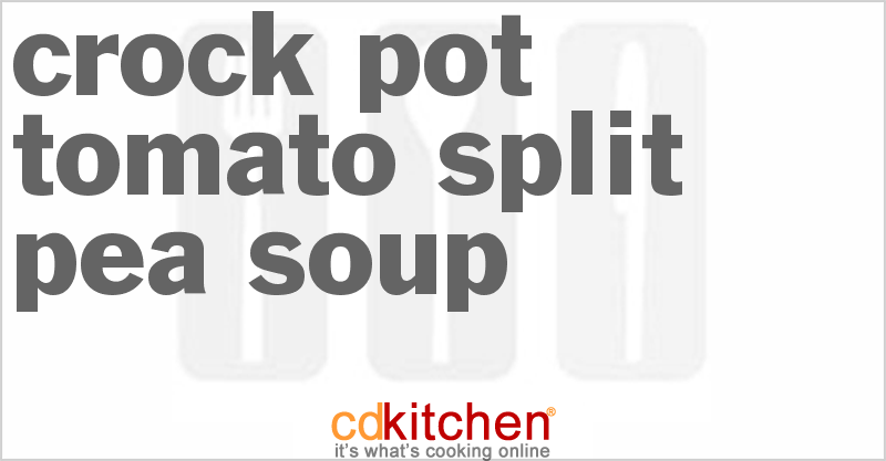 Tomato Split Pea Soup - CDKitchen.com