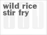 recipe for wild rice stir-fry