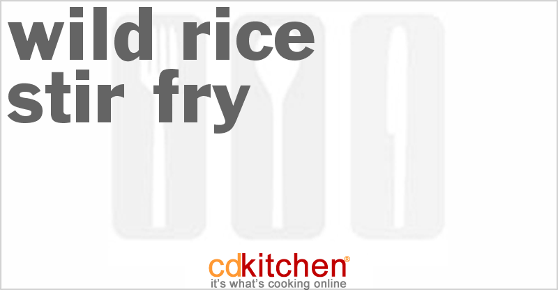 Wild Rice Stir-Fry - CDKitchen.com