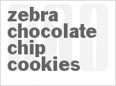 recipe for zebra chocolate chip cookies